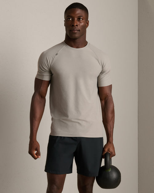 REIGN SHORT SLEEVE TEE - GRIFFIN / WHITE HEATHER