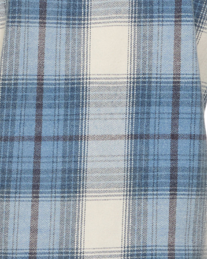 ASHEVILLE LS VINTAGE WASH SHIRT - BLUE/WHITE