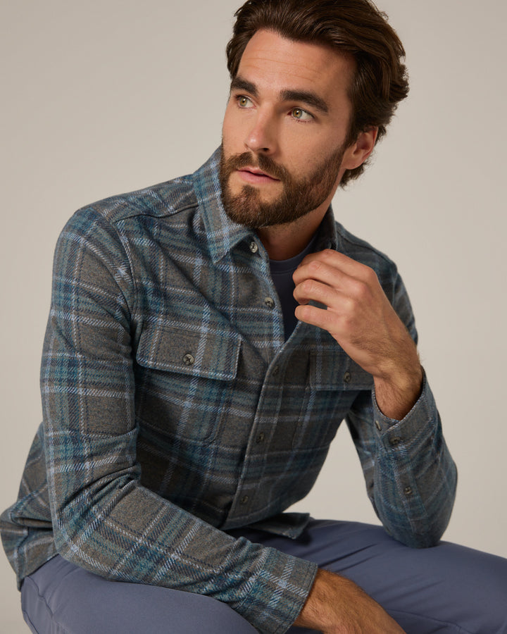 GENERATION LONG SLEEVE SHIRT LONG SLEEVE BUTTON UP - FOREST