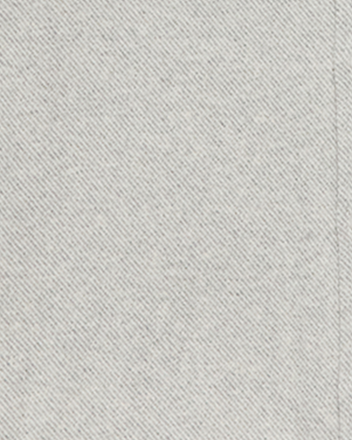 HERO SOLID TWILL KNIT FLANNEL SHIRT - LIGHT GREY