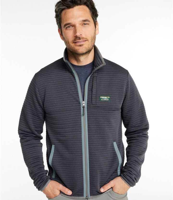 Airlight Knit Full Zip Tall - Alloy Gray