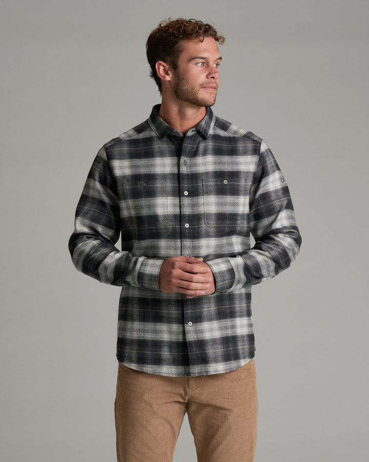 Law Flannel Long Sleeve - Black Olive