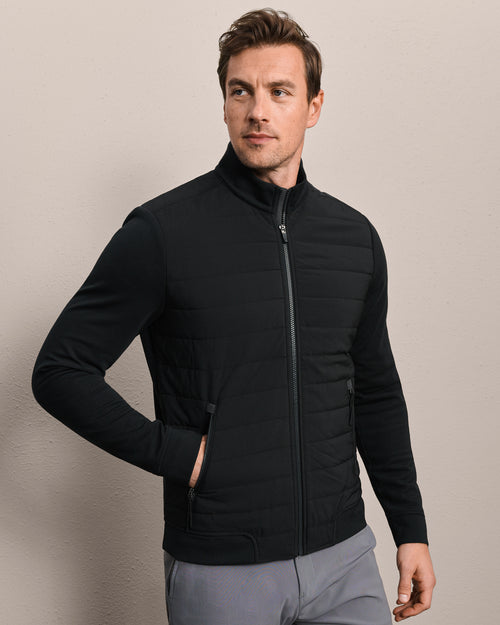 DREAMSTATE QUILTED JACKET - PURE BLACK