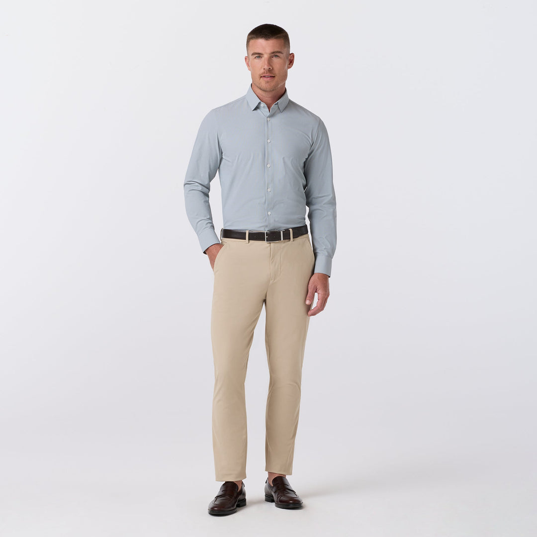 Leeward LS Dress Shirt - Hemlock Levi Plaid