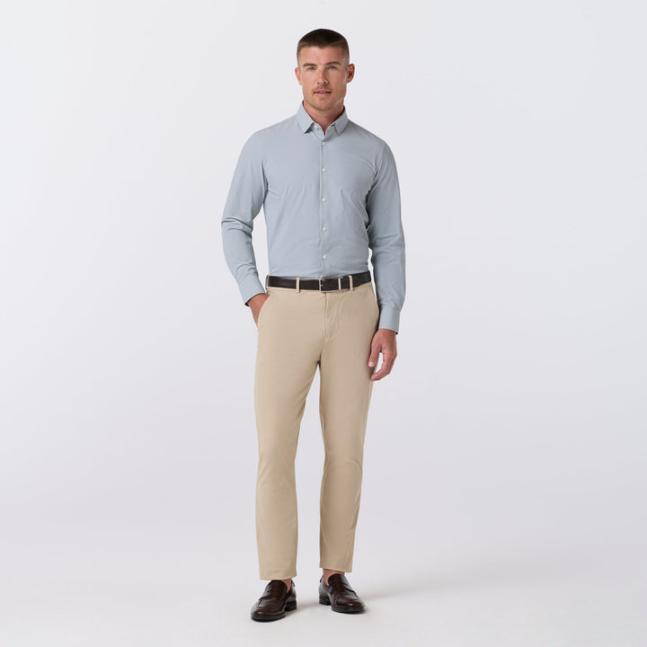 Leeward LS Dress Shirt - Hemlock Levi Plaid