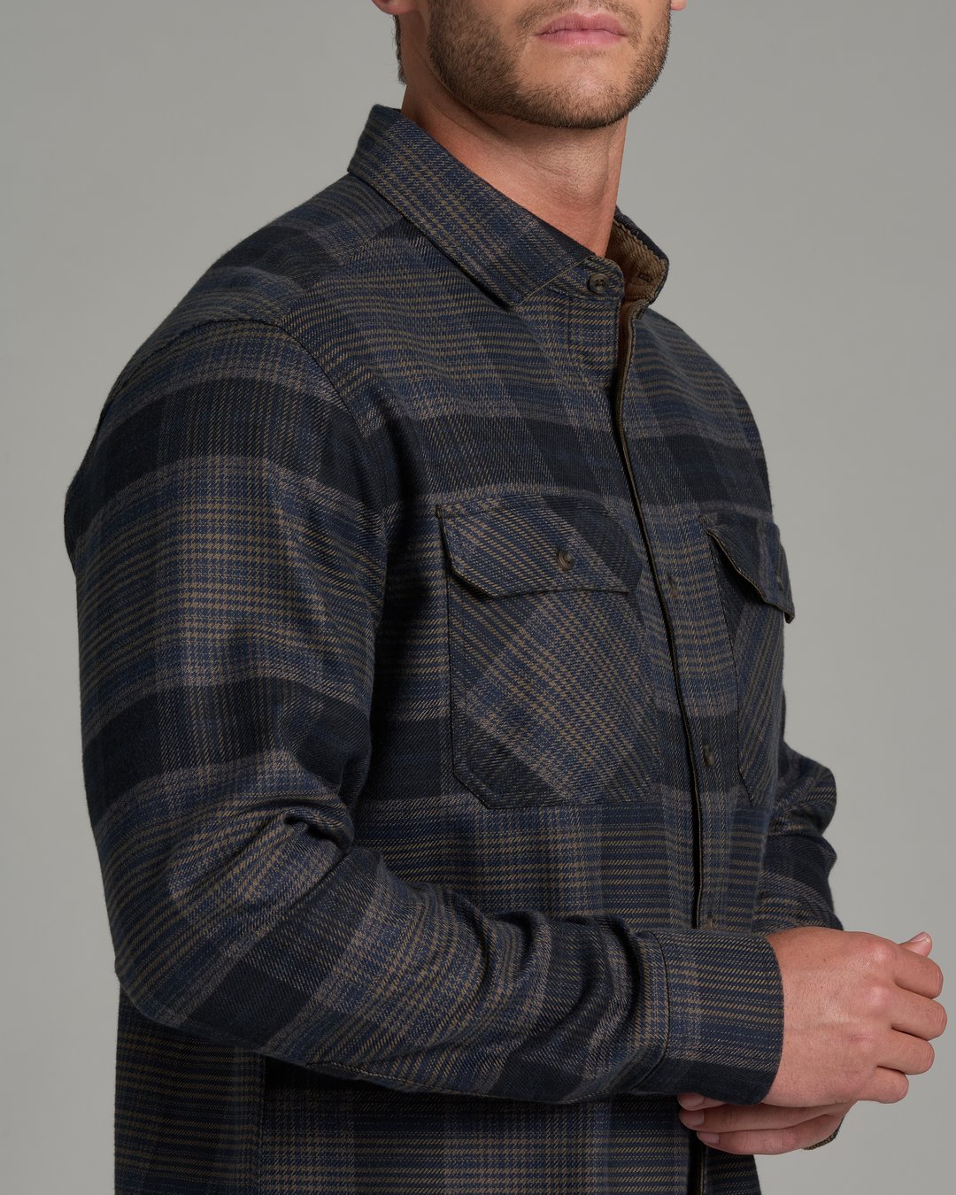Rydr Flannel Long Sleeve - Midnight