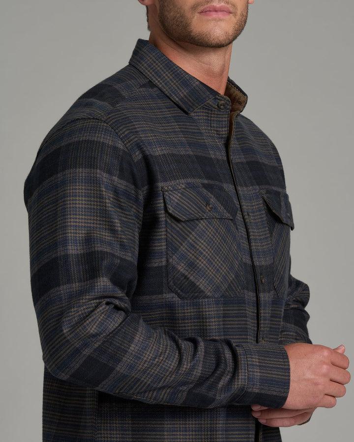Rydr Flannel Long Sleeve - Midnight