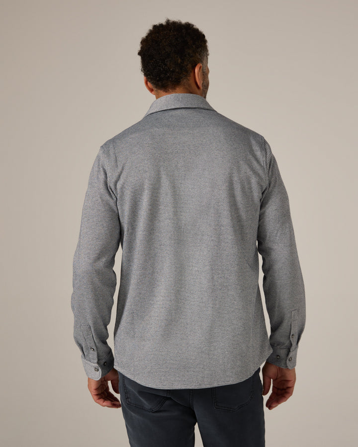 GENERATION KNIT SHIRT  - BLUE
