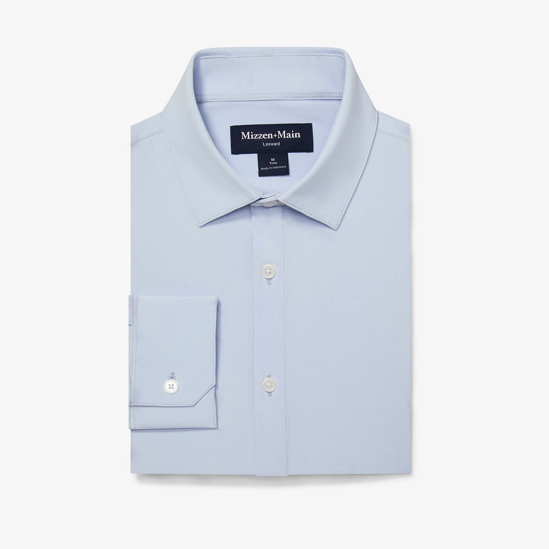Leeward LS Dress Shirt - Light Blue Solid