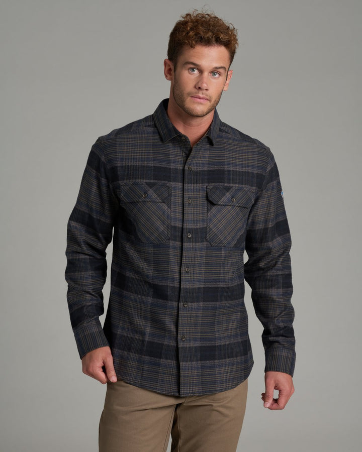 Rydr Flannel Long Sleeve - Midnight