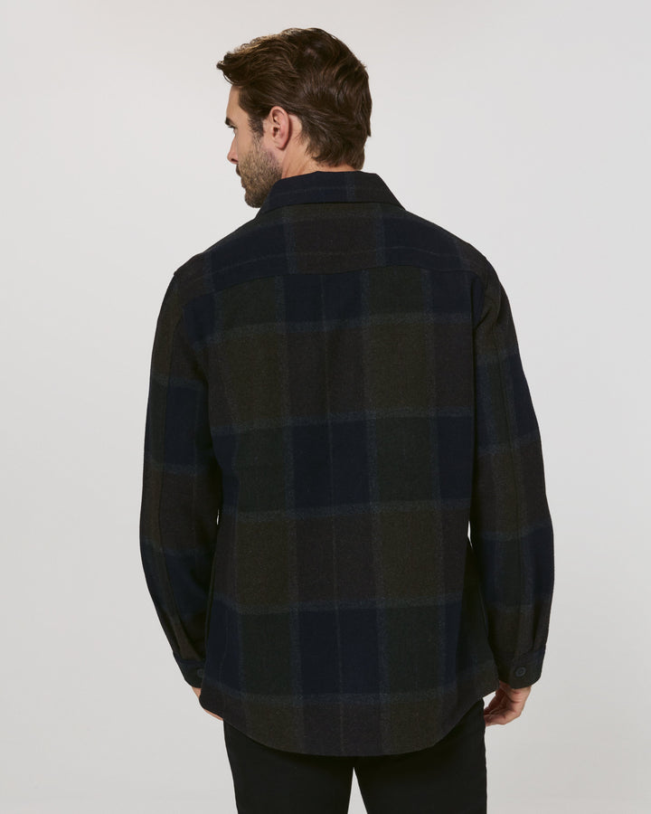 SEA RANCH OVERSHIRT JACKET SHACKET - DARK OLIVE