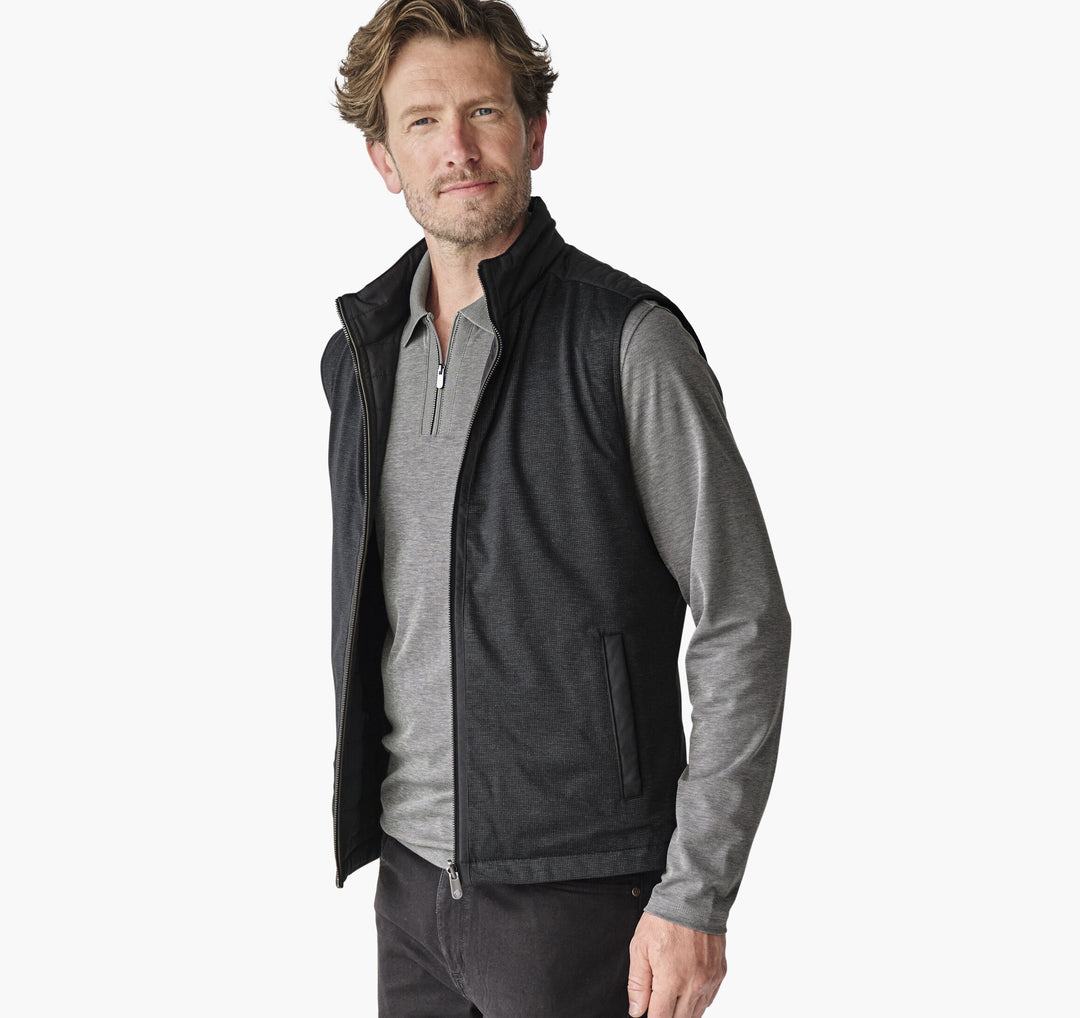 KENNER REVERSIBLE VEST - BLACK