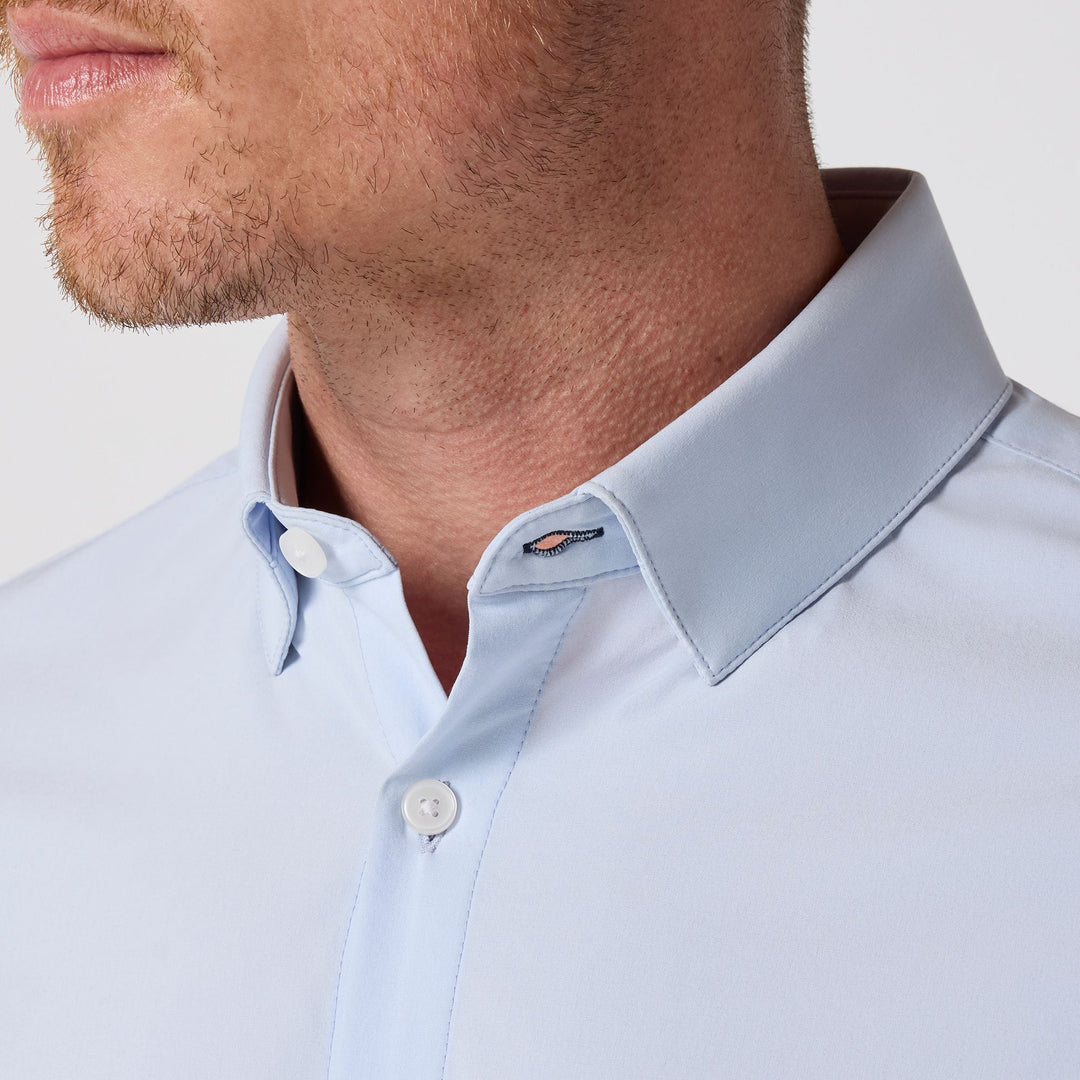 Leeward LS Dress Shirt - Light Blue Solid
