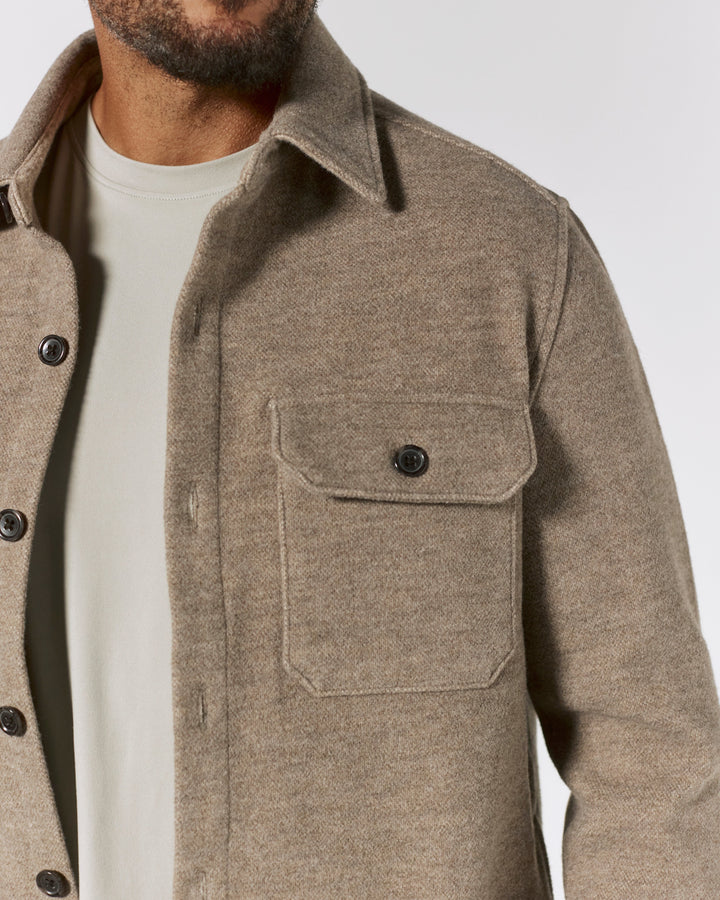GENERATION MELANGE SHACKET - TAUPE