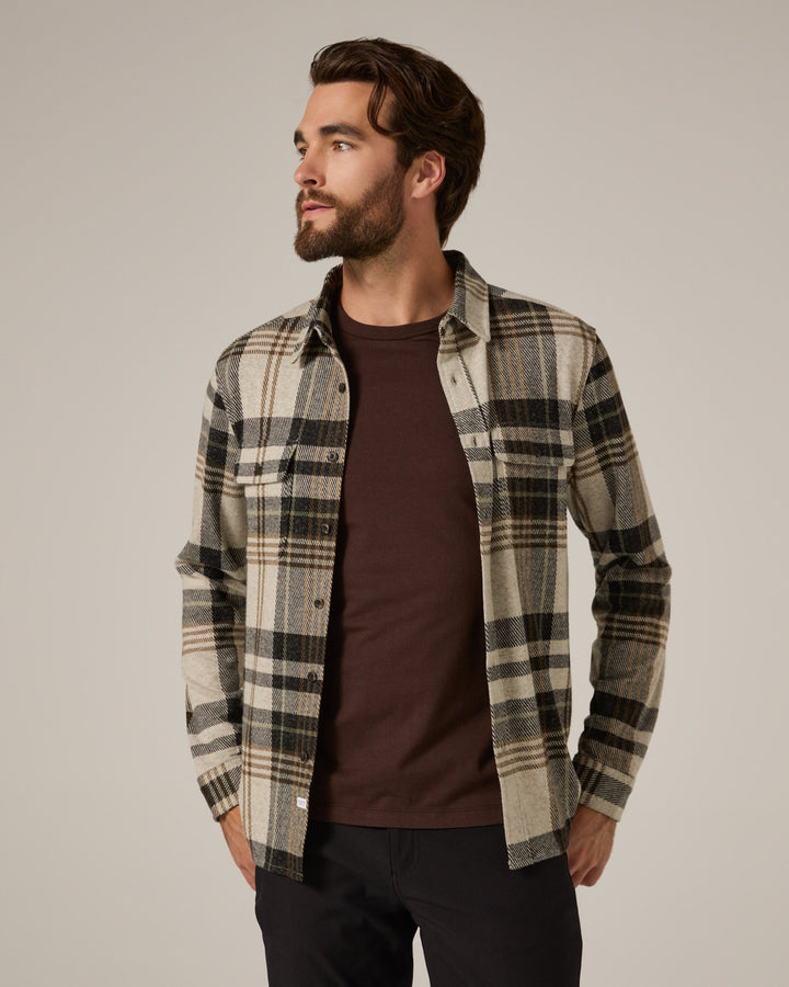 GENERATION LONG SLEEVE SHIRT LONG SLEEVE BUTTON UP - BLACK