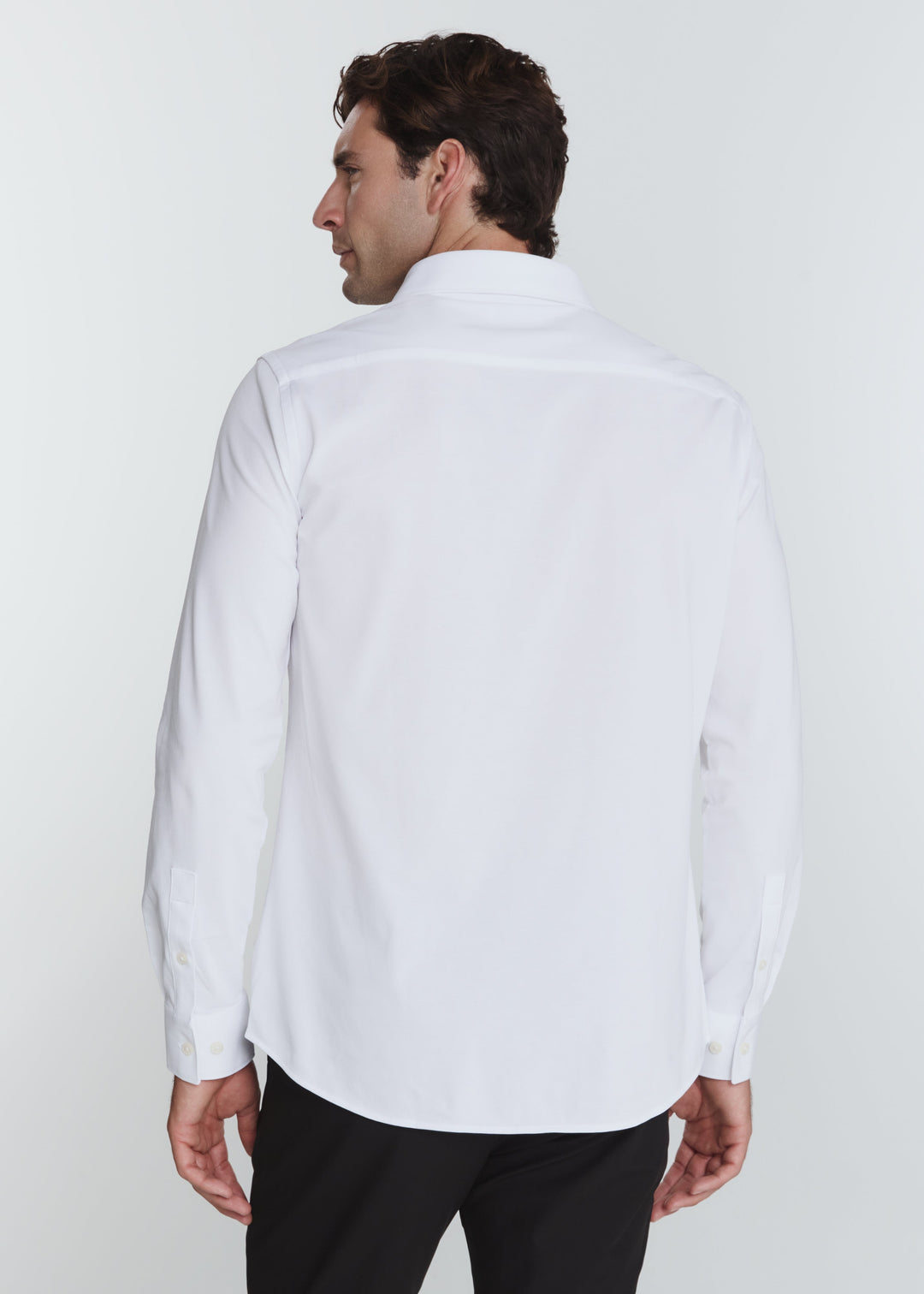 GIRONA LONG SLEEVE SHIRT LONG SLEEVE BUTTON UP - WHITE