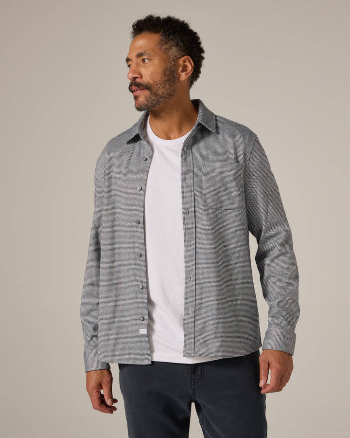 GENERATION KNIT SHIRT  - BLUE
