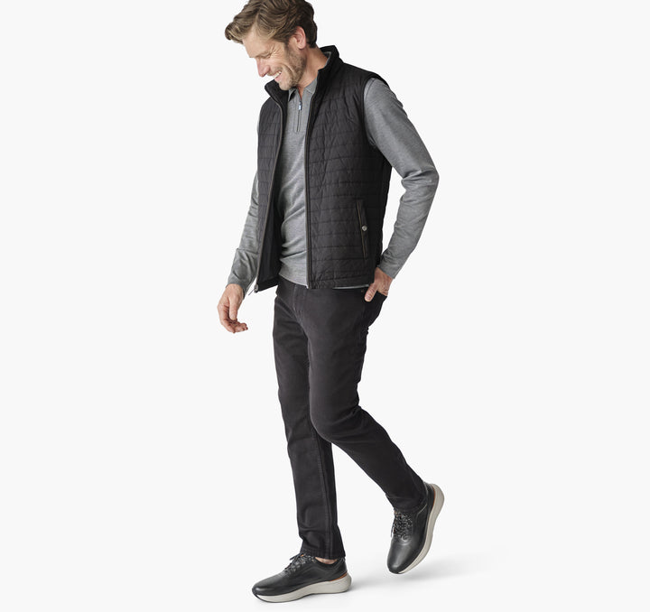 KENNER REVERSIBLE VEST - BLACK