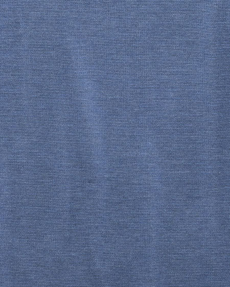 SUMMIT SUPER SOFT WAFFLE 1/4 MOCK NECK - MEDIUM NAVY HEATHER