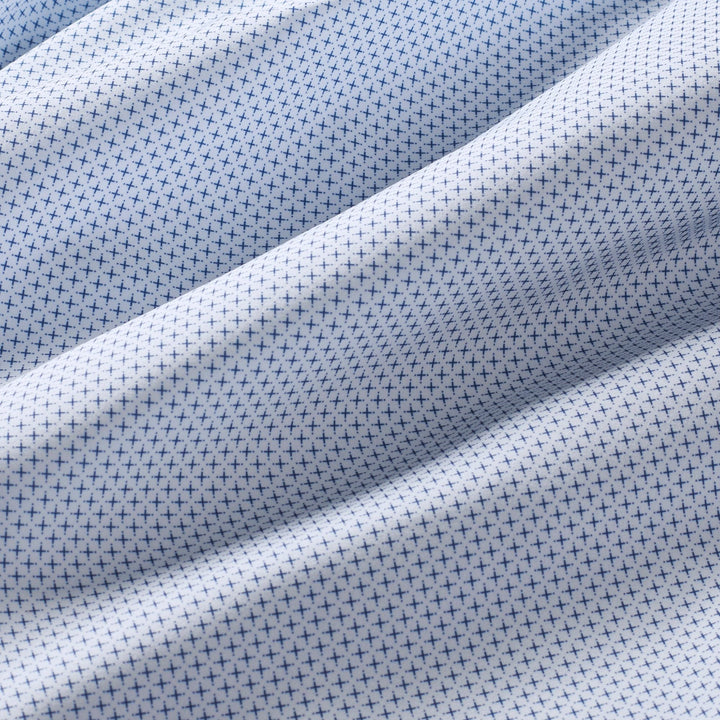 LS Dress Shirt - White Plus Print