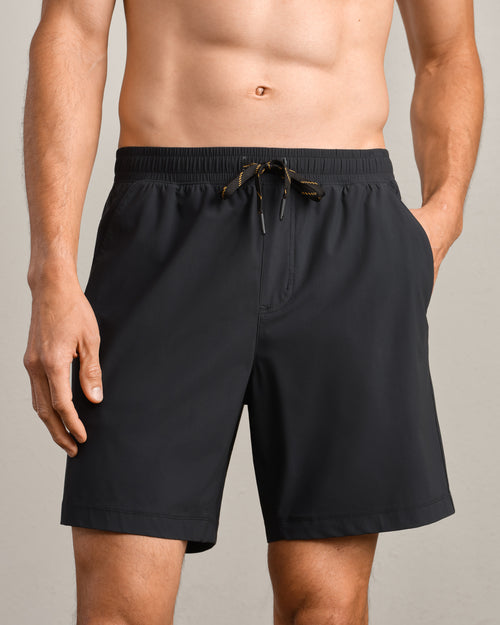 7" PURSUIT SHORT - UNLINED - BLACK