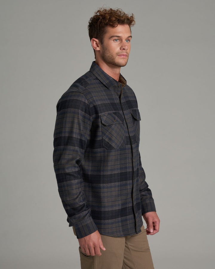 Rydr Flannel Long Sleeve - Midnight