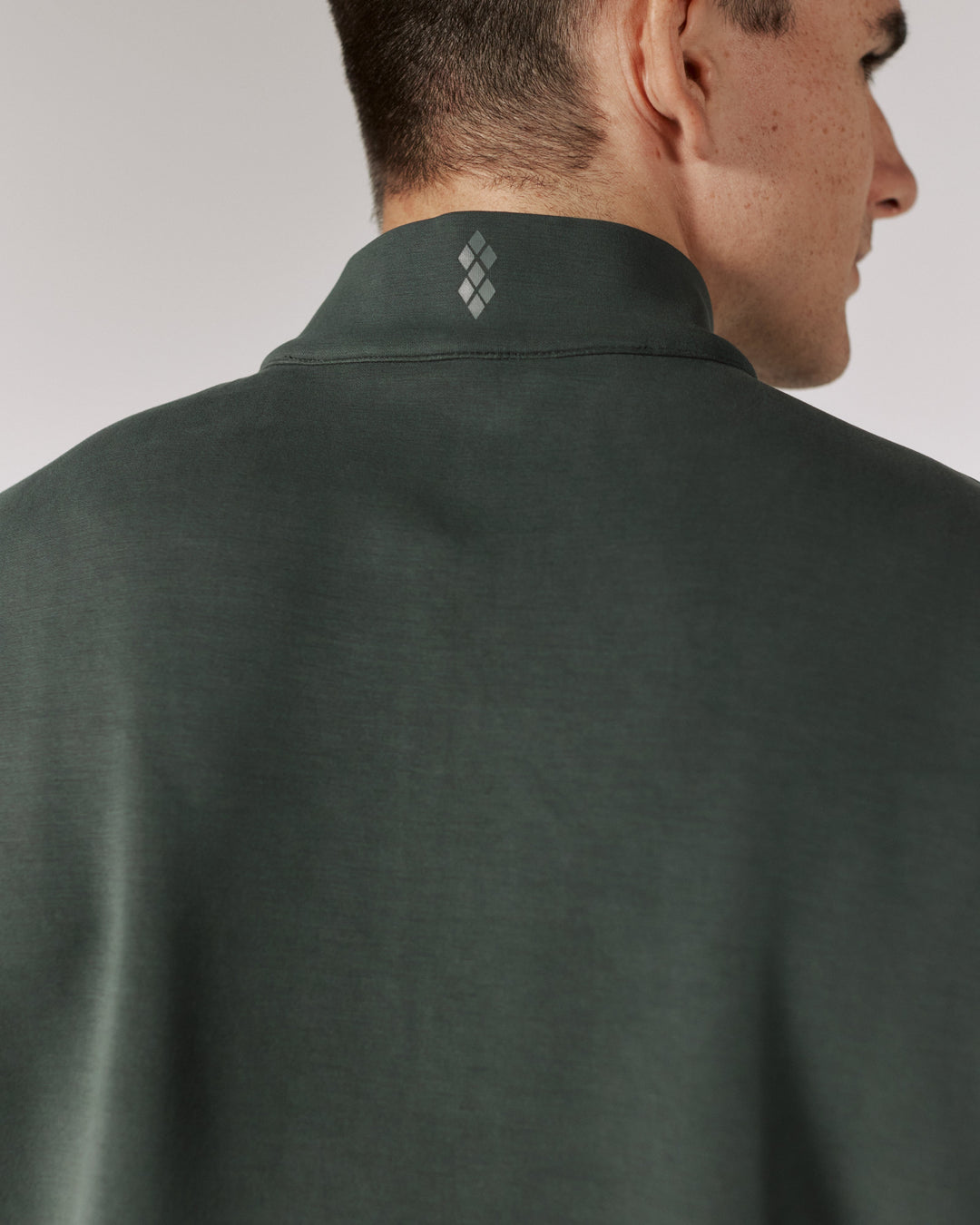 REV QUARTER-ZIP PULLOVER - BASIL