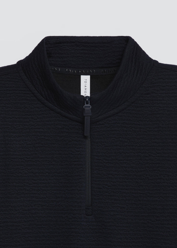 ELEVATE QUARTER ZIP PULLOVER - NAVY