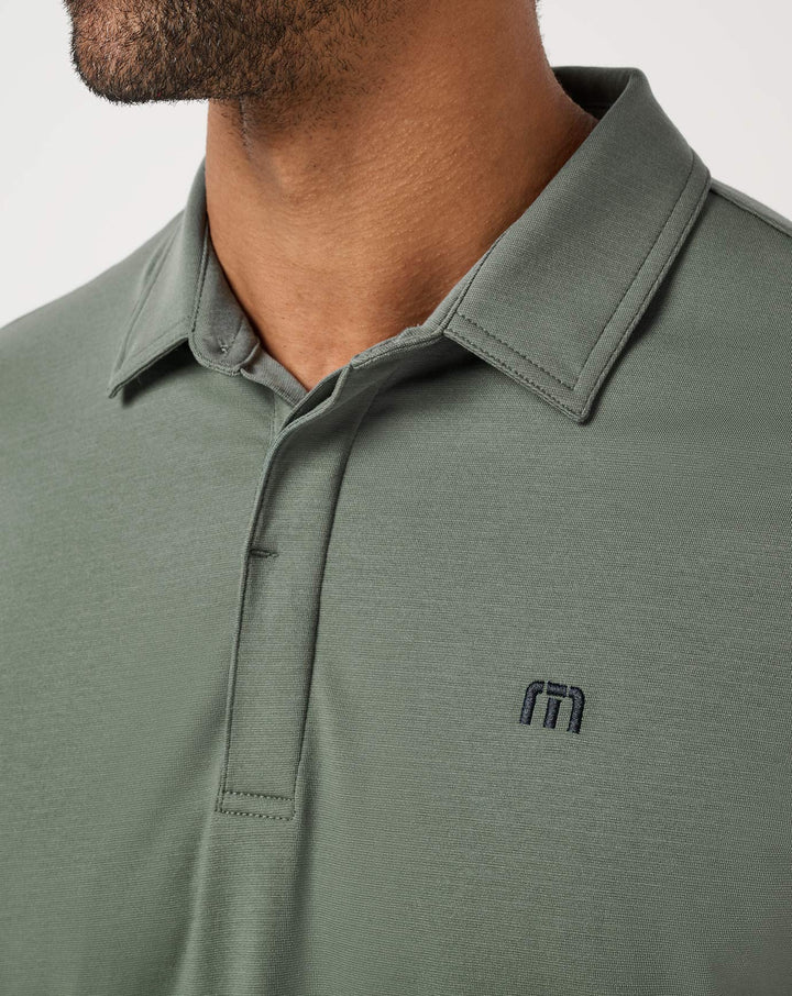 Heater Series Jersey Polo - Balsam Green