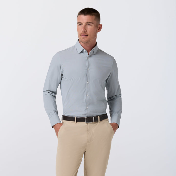 Leeward LS Dress Shirt - Hemlock Levi Plaid