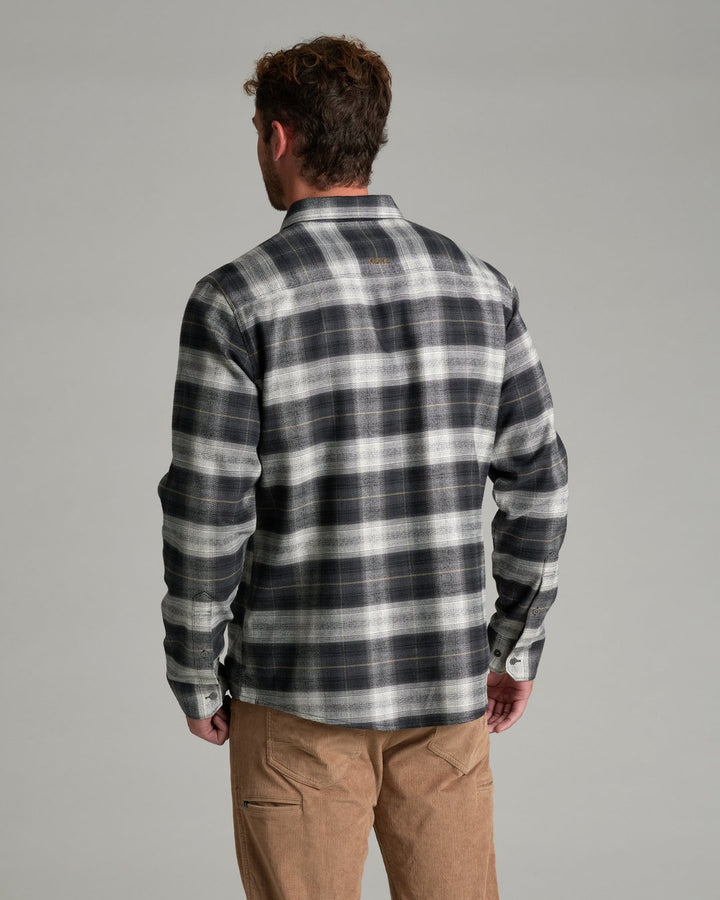 Law Flannel Long Sleeve - Black Olive