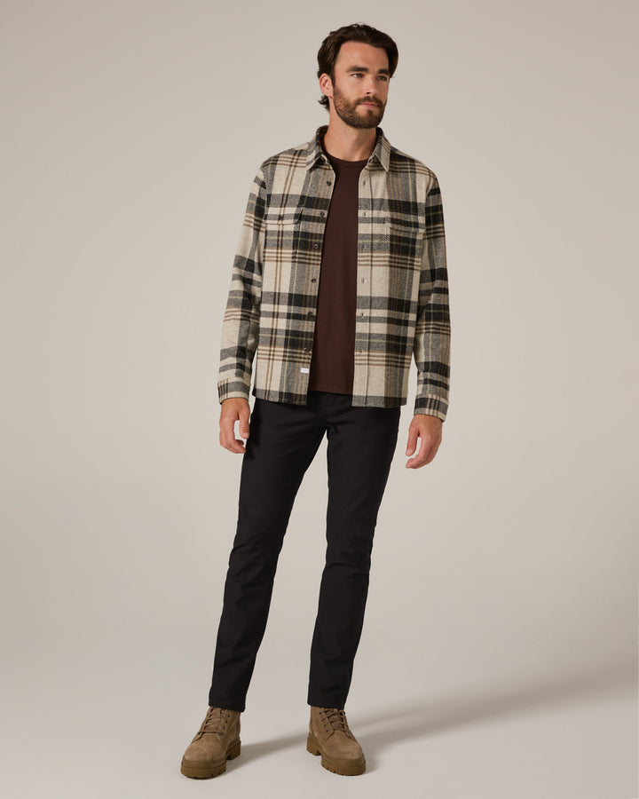 GENERATION LONG SLEEVE SHIRT LONG SLEEVE BUTTON UP - BLACK