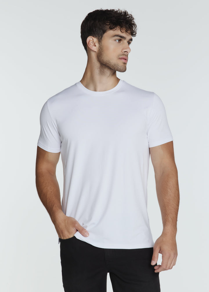 CORE CREW NECK TEE SHORT SLEEVE TEE - WHITE