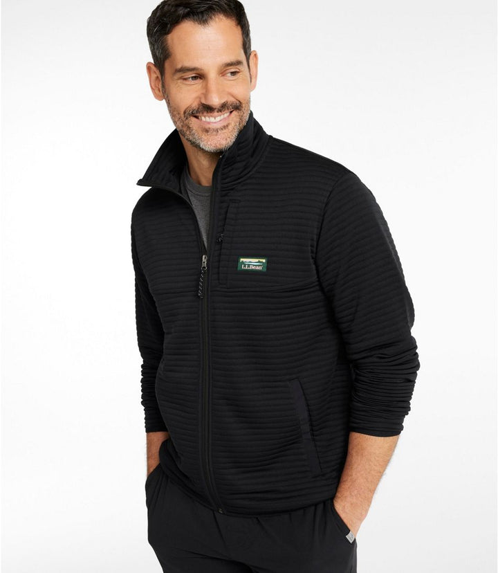 Airlight Knit Full Zip Tall - Mid-Night Black