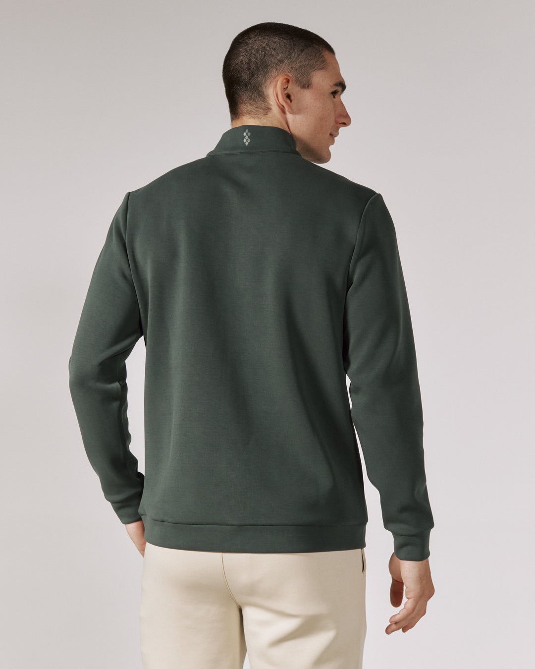 REV QUARTER-ZIP PULLOVER - BASIL