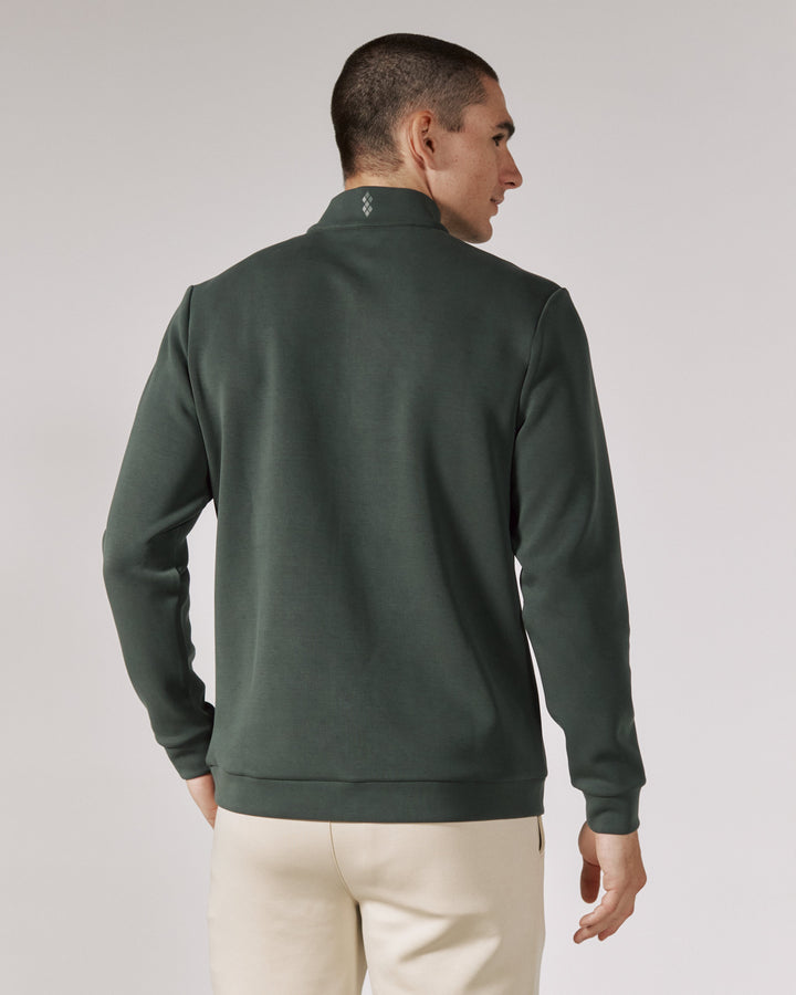 REV QUARTER-ZIP PULLOVER - BASIL