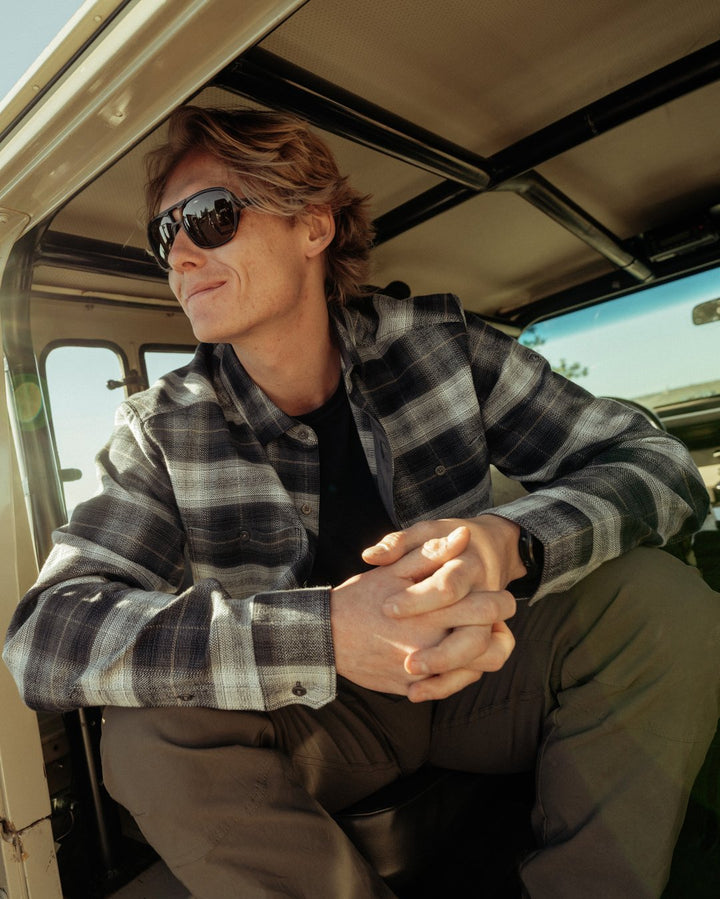 Law Flannel Long Sleeve - Black Olive