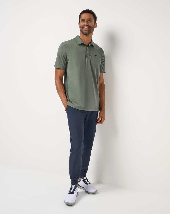 Heater Series Jersey Polo - Balsam Green