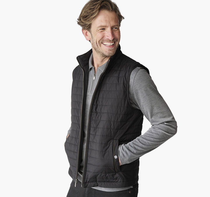 KENNER REVERSIBLE VEST - BLACK