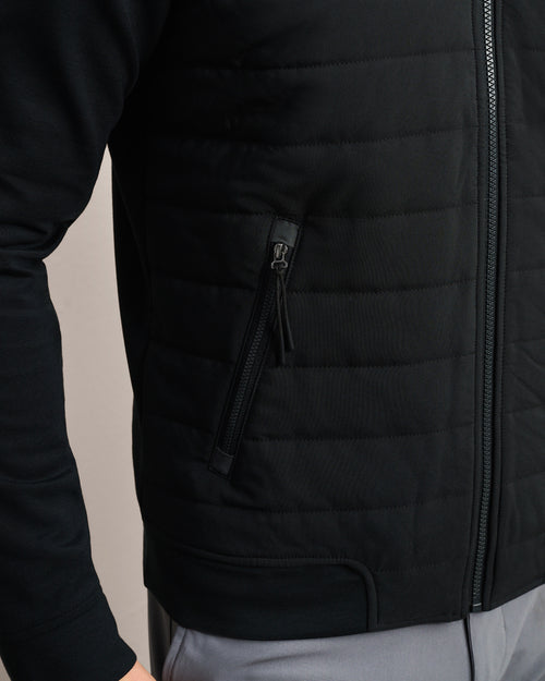DREAMSTATE QUILTED JACKET - PURE BLACK